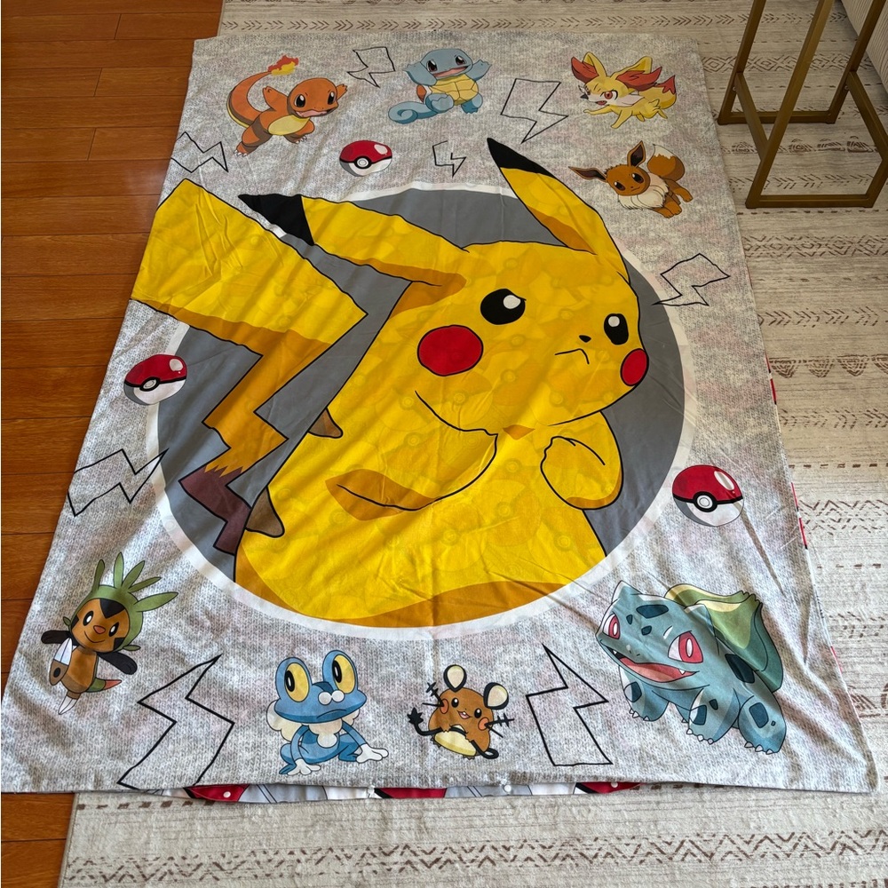 SOLD**Pokemon Duvet Cover. Twin. Brand new never used.